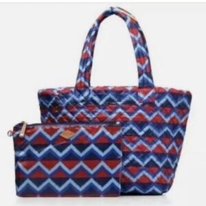 MZ WALLACE NEW ZIG ZAG COLORFUL METRO TOTE